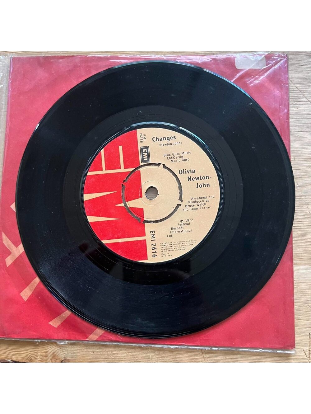 Olivia Newton-John - Changes/Sam 45rpm VG+ R19